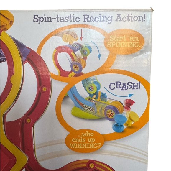 Fisher-Price Spinnyo’s Racing Chasing Super Slide Spiral Race Track - Picture 8 of 13